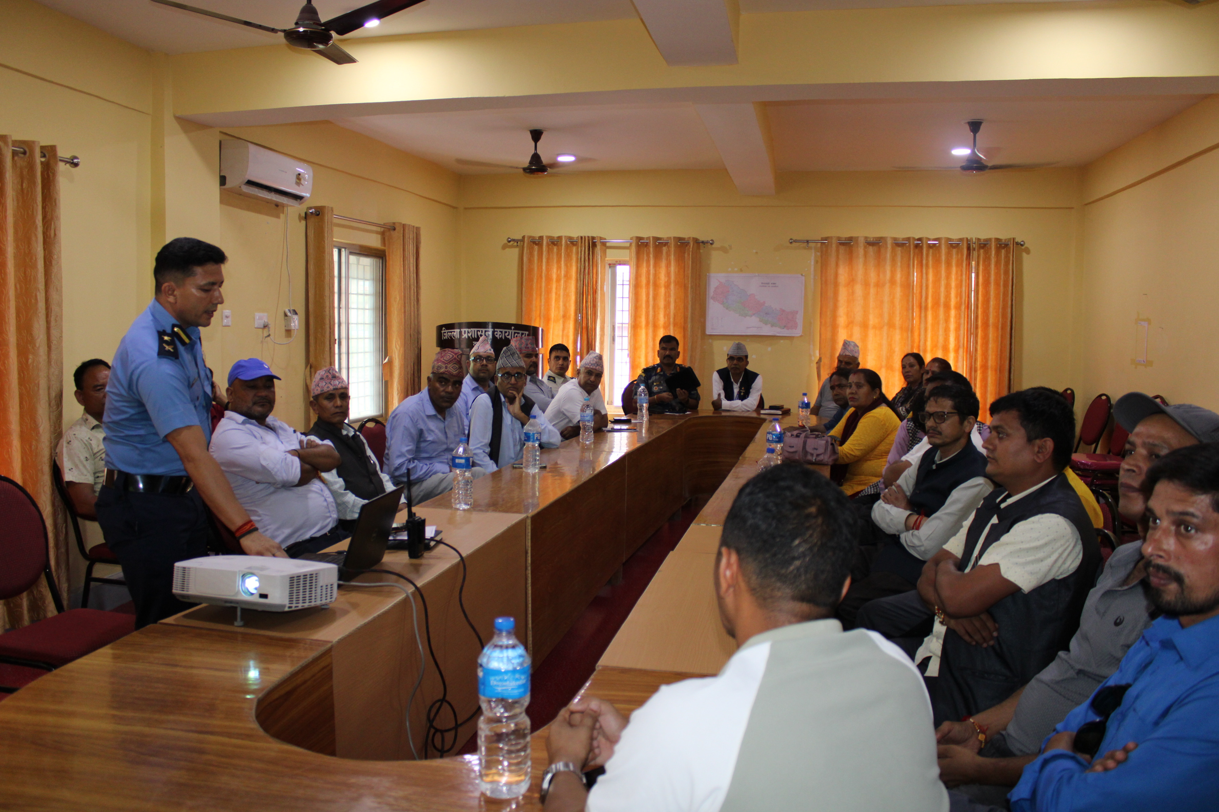 An all-party meeting was held regarding the celebration of Goura Parva and other festivals in a well-organized manner