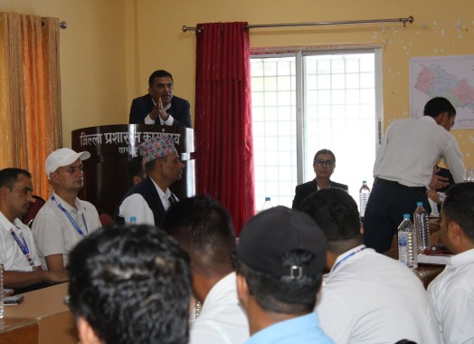 महालेखा परीक्षकको कार्यालयको टोलीसँग मिति २०८३।०।०९ गते यस कार्यालयमा दार्चुला स्थित संघीय/प्रदेश सरकारी कार्यालयहरुका का.प्र.ज्यूहरु/लेखा प्रमुखज्यूहरु, स्थानीय तहका प्रमुख/उपप्रमुखज्यूहरु, अध्यक्ष/उपाध्यक्षज्यूहरु, प्र.प्र.अ. ज्यूहरु र लेखा प्रमुखज्यूहर