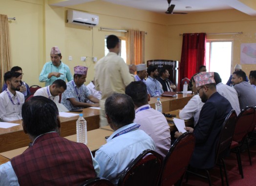 मिति २०८३।०५।०५ गतेका दिन जिल्ला स्थित सरकारी कार्यालयका कार्यालय प्रमुखहरुको बैठक सम्पन्न ।