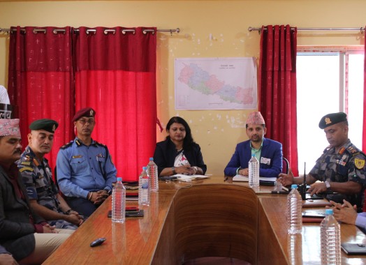 मिति २०८३।०५।०७ गतेका दिन दार्चुला-वैतडी जिल्लाबीच अन्तर जिल्ला समन्वय बैठक सम्पन्न ।