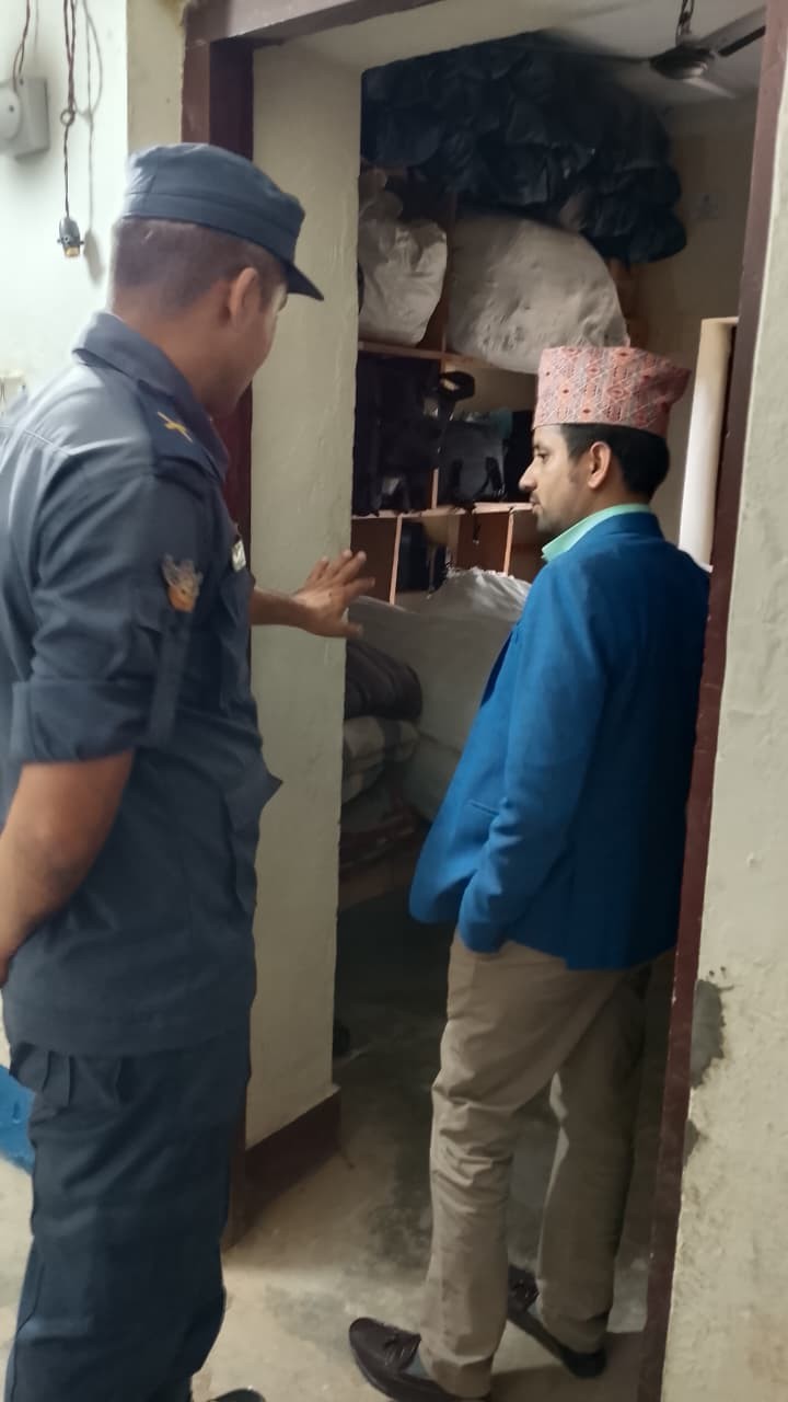 Inspection of APO Gokule and Malikarjun Post, Dachula